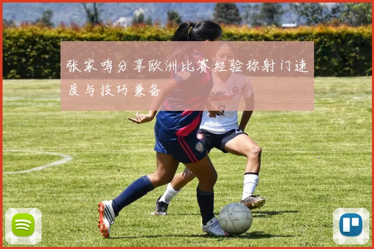 张家鸣分享欧洲比赛经验称射门速度与技巧兼备